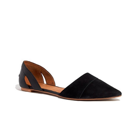 Madewell D’orsay Cut Out Flats - Picture 1 of 5